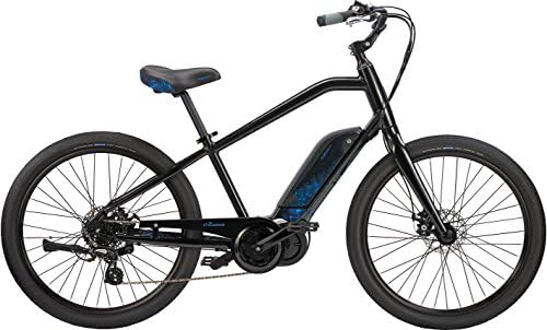 IZIP E3 Zuma 26" Step-Over Beach Cruiser Electric Bike with 350W Mid-Motor and 48V, 417Wh Lithium Battery, 2018 Model