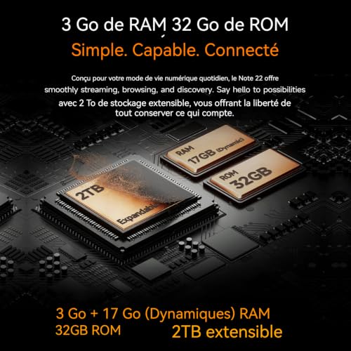 Ulefone Armor Note 22 Mobile Phone Android 16 Smartphones, 20GB+32GB/2TB Octa-Core Processor, 5.0" Smartphon Cheap 4G Dual SIM, Phone WiFi 5G/3.5mm/Face ID/3 Card Slots/3 Years Warranty
