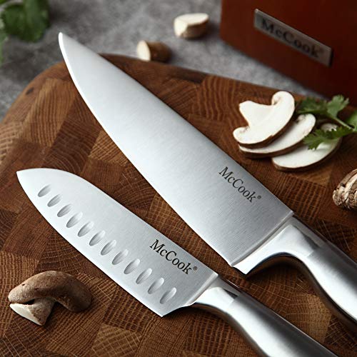 McCook MC29 Knife Sets,15 Pieces German Stainless Steel Kitchen Knife