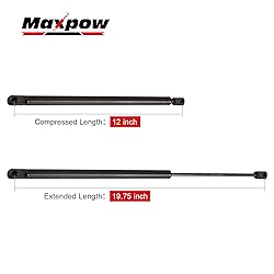 Maxpow Rear Window Glass Lift Support Gas Struts