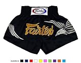 Fairtex Muay Thai Boxing Shorts Size: S M L XL Color: Black Red Blue White Yellow Pink Green Satin shorts for Kick Boxing MMA K1