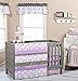 Trend Lab Florence 3 Piece Crib Bedding Set, Can Be Used As A Blanket Or A Playmat for Tummy Time, Includes Quilt, Fitted Crib Sheet and Skirt
