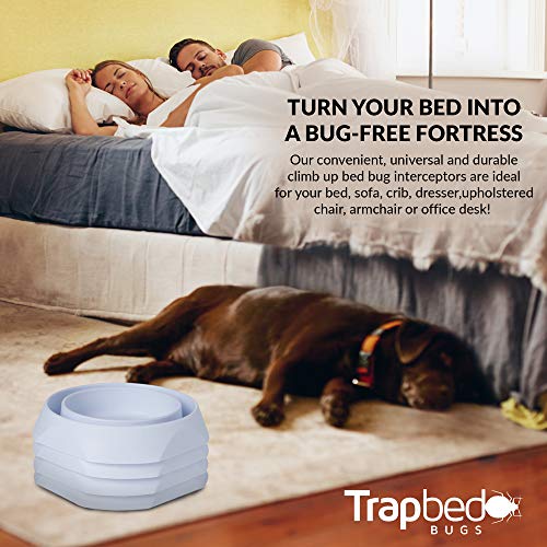 K9King Bed Bug Interceptors Bedbug Traps And Detectors For Bed 4 Pack