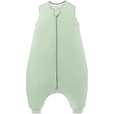 PurComfy Supersoft Toddler Sleep Sack with Feet 1.0 TOG Premium Bamboo Viscose Sleep Bag Walker with Legs 12-18-24-2t-4t-5t