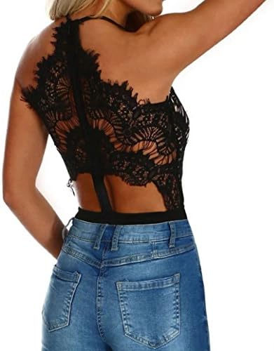 lace bodysuit with high waisted jeans