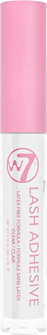 W7 Clear Lash Adhesive Extra Fine Brush Tip Strong Fast Drying False Eyelash view 2