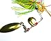 MELIP lures Fishing Hard Spinner Lure Spinnerbait Pike Bass 4pcs (17.4g/0.61oz)
