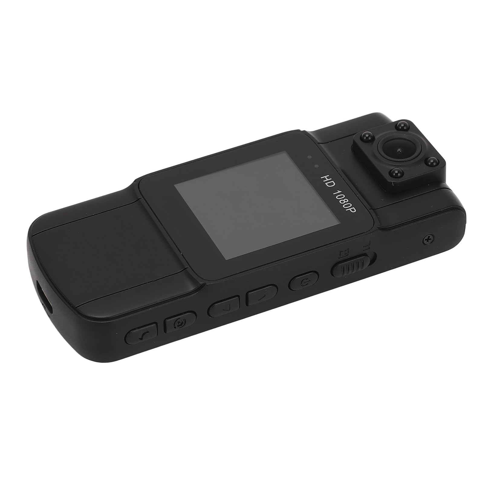 Mini Body Camera, HD1080P Wearable Video Recorder with Night Vision, Motion Detection, 180 Degree Rotation Lens, Body Worn Camera for Home, Outdoor