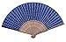 Salutto Hand Fan with Beautiful Fabric Musical Note Printed