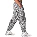 Otomix Men's Baggy Bodybuilding Workout Pants Black Wax (Large)