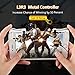Mobile Game Controller, Aimus L1R1 Sharpshooter Mobile Joystick Aiming Triggers for PUBG/Knives Out/Rules of Survival, Fits for 4.5-6.5inch Android Phone/iPhone [1 Pair, Upgraded Metal Edition] (Cl