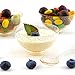 WDF 100Pack 2OZ Gold Glitter Mini Plastic Dessert Bowls-Round Disposable Plastic Dessert Cups-Gold Dessert Ice Cream Bowls