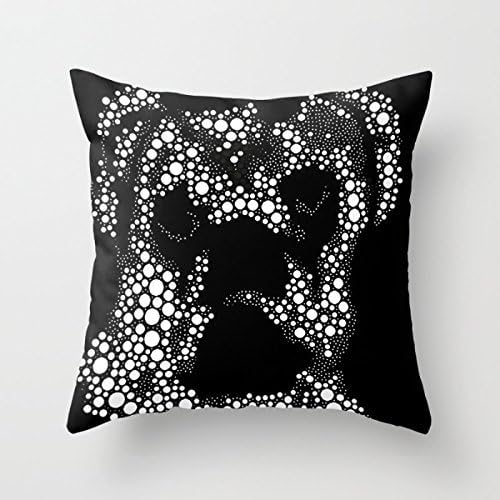 Beautifulseason Dogs Throw Valentine Day Pillow Case Best For Bedroom Home Theater Bar Birthday Kitchen Her 18 X 18 Inches / 45 By 45 Cm(twin Sides)