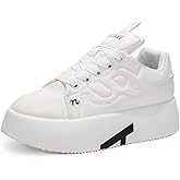 Men's Trendy Chunky Platform Sneakers - Round Toe, Fashion Casual Style, Versatile for Streetwear & Daily Looks, Must-Have Kicks