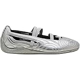 PUMA Kids Girls Wicked Speedcat Metallic Embroidered Ballet Flats Casual - Silver