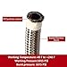 Vincos 20Ft 8AN AN8 Stainless Steel Braided Oil Gas Fuel Line Hose + 10pcs 8AN Hose Fitting Kit Blue+Red