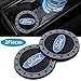3Pcs Tough Car Logo Vehicle Travel Auto Cup Holder Insert Coaster Can for Ford Focus,kuga,Fusion,Mondeo,Fiesta,Transit, Ranger,F150, Edge, Explorer,etc All Models
