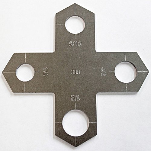 Buy Holey Cross Plasma Stencil .430" Bolt Hole Circle Plasma Cutter