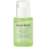 dearcloud Double Dose Hydra-Boost Serum – Hydrating Hyaluronic Acid & Vitamin C Face Serum (1 fl oz)