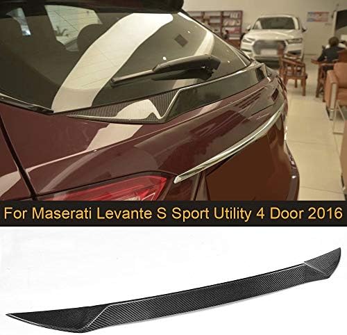 人気の製品 Qcwy 車のリアミドルスポイラーウィングに適しマセラティレバンテsスポーツユーティリティ4ドアハッチバック16 17 リアブーツリップウイング