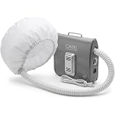 Salon Beauty Soft Bonnet Hair Dryer &ndash; Portable Hair Dryer with Hood and Adjustable Cap for Curly Hair, Quiet Deep Conditioning Hooded Dryer System