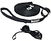 Leashboss Long Trainer - 20 Foot 3/4 Inch Lead - Nylon Dog Training Leash with Storage Strap - K9 Recall (20 Ft, 3/4, Black)