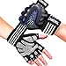 OMERIL Gym Gloves, Breathable Workout Gloves with Wrist Support.5MM Palm Pad, Sheepskin Leather for Hand Protection, Anti-Slip Fitness Gloves for Weight Lifting Cross Training Pull Ups (Men and Women)