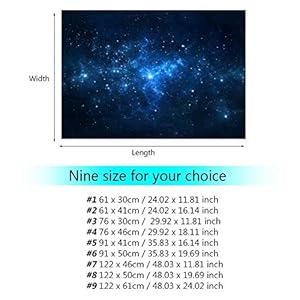 Sfondo per Acquario, Poster Adesivo dai Colori Naturali in PVC Star Dust Style Carta per Decorazioni con uno Sfondo 3d