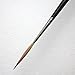 da Vinci Oil & Acrylic Series 1203 Maestro Rigger Brush, XL-Length Sharp Needle-Point Kolinsky Red Sable with Black Polished Handle, Size 4 (1203-4)