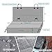 Henkelion Dog Seat Cover for Back Seat, Dog Car Seat Covers for Dogs Pets, Car Hammock for Dogs, Bench Rear Seat Cover for Dogs, Waterproof Protective Dog Seat Covers for Cars SUV Trucks - Grey