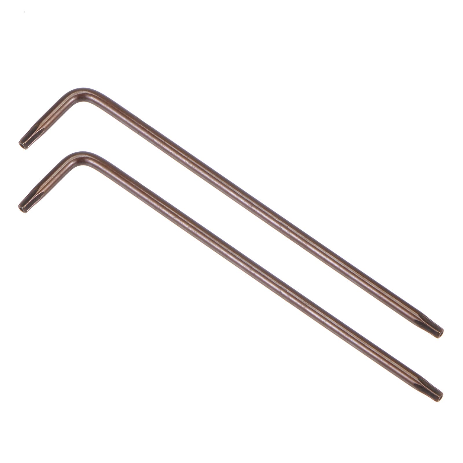 Photo 1 of uxcell T10 Tamper Proof Torx Star Key Bit Wrench, L-Shape 3.66-inch Long Arm, S2 Steel 2 Pcs