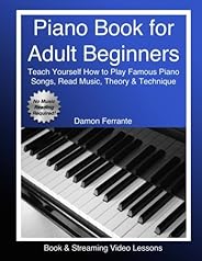 Piano Book for Adult Beginners: Teach Yourself How to Play Famous Piano Songs, Read Music, Theory & Techni