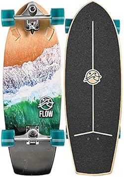 Amazon コンプリート 29インチ Flow フロー ロングボード コンプリート Wave Surf Skate サーフスケート No2 Flow Surf Skates スケートボード本体