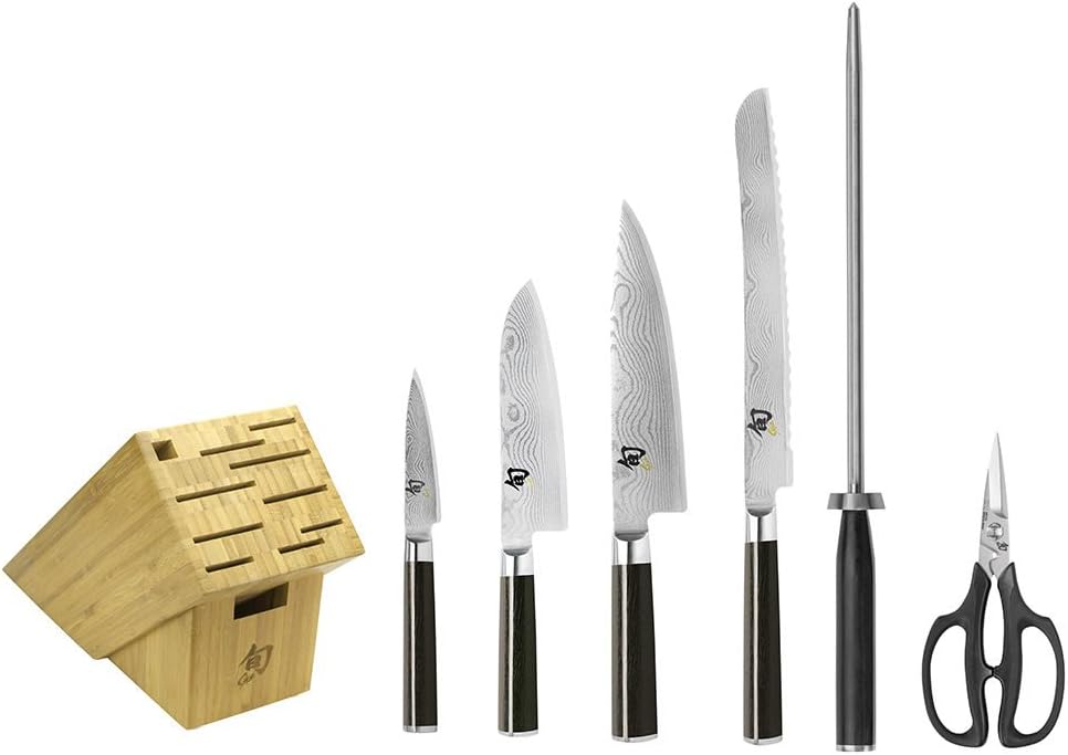 ShunDMS0700 Classic 7-Piece Exclusive Knife Block Set