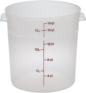 Cambro Translucent Round Food Storage Containers
