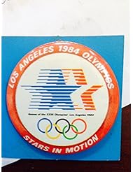 From Amazon.com. Click for details:
 Sports: NEW 1984 Summer Olympics Los Angeles Logo Pin Badge - Super Rare & Collectible - Vintage - Official Collectors Item - Olympic Stars & Rings - Says "Games of the XXIII Olumpiad Los Angeles 1984" - Olympics Sports: NEW 1984 Summer Olympics Los Angeles Logo Pin Badge - Super Rare & Collectible - Vintage - Official Collectors Item - Olympic Stars & Rings - Says "Games of the XXIII Olumpiad Los Angeles 1984" - Olympics