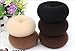AnHua®2PCS Dark Brown Extra Large Hair Styler Tool Donut Bun Maker Former Doughnut Shaper Ring Styling Roll Updo 10cm