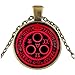 New Fashion Jewelry Silent Hill Halo of The Sun Necklace Jewelry Silent Hill Halo of The Sun Pendant Glass Cabochon Necklac