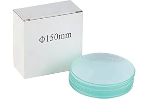 VOVCIG Watch Glass Beaker Cover Set 10PCS 150mm High Temperature Resistant Cover Lids for Scientific Laboratory Watch Glass Equipment(10pcs, 150mm)