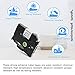 Unistar Compatible Label Tape Replacement for Brother PTouch 12mm 0.47 Inch Laminated White Label Tape, TZe-231 TZe231 TZ-231 for P-touch Label Maker PT-D210 PT-D400 PT-D600, 26.2 Feet, 4 Pack