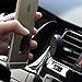 YOSH Magnetic Phone Car Mount Universal Air Vent Magnetic Car Mount Holder with Premium Design for Mobile Device, Smartphone, Mini Tablets, etc. (Matte Black)