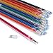 48 X Gel Color Pens Refills, YONGER Gel Ink Glitter Pens Refills Art Markers Fine Tip Pen Refills Kit for Kid Coloring Books Drawing 0.1mm