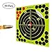 Shooting Targets 8 Inch 50 Pack Splatter Targets Self Adhesive Paper Reactive Target Stickers for Gun Rifle Pistol Bb Gun AirSoft Pellet Gun Air Rifle