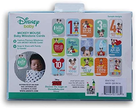 disney baby milestone cards