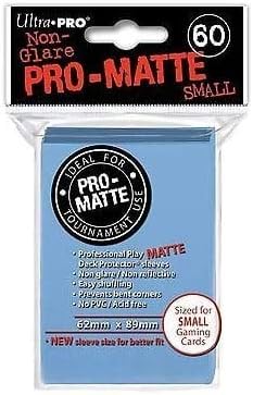 Ultra Pro 60ct Pro-Matte Light Blue Small Deck Protectors