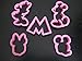 Mickey and Minnie Mouse Cookie Cutter Mold Cupcake Birthday Party Favor Set