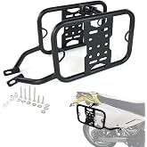 REARACE Saddlebag Support Racks Fit for DR650 1996-2026 | Steel Pannier Rack Side Carrier, Expands Luggage Capacity, Direct Bolt-On, Hardware Included