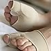 LEWONDE Gel Pad Bunion Corrector Splints Protector Sleeves 2 Booties with Big Toe Straightner Separator Spacer for Hallux Valgus Pain Relief Wear with Casual Shoes-1 Pair