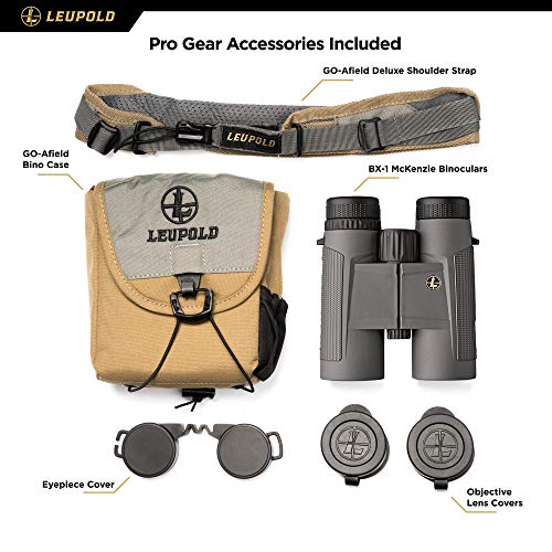 Leupold BX-1 McKenzie 10x42 Binoculars, Shadow Gray
