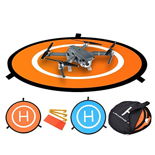 FSLabs Drone and Quadcopter Landing Pad 32 inch RC Aircraft Soft Landing Gear Surface Made of Waterproof Eco-Friendly Rubber For DJI Mavic Phantom 3 4 spark Mavic Pro